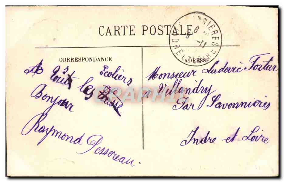 CPA La Baule La Plage — Rückseite