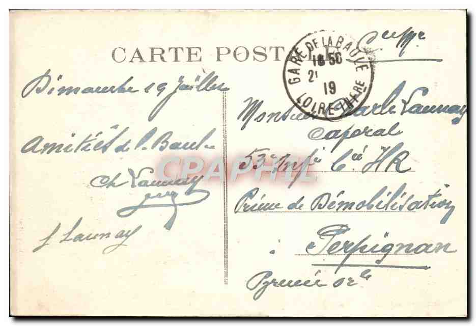 CPA La Baule Splendid Hotel — Rückseite