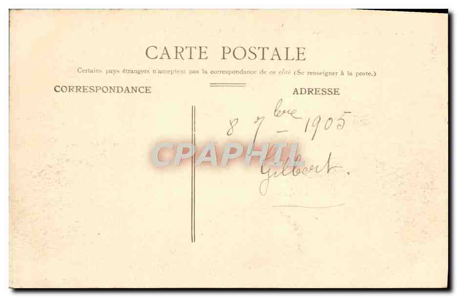 Boulogne-sur-Mer — Uitgang van het toeristische schip «Holland» — onbekende uitgever, n° 23 — Achterkant