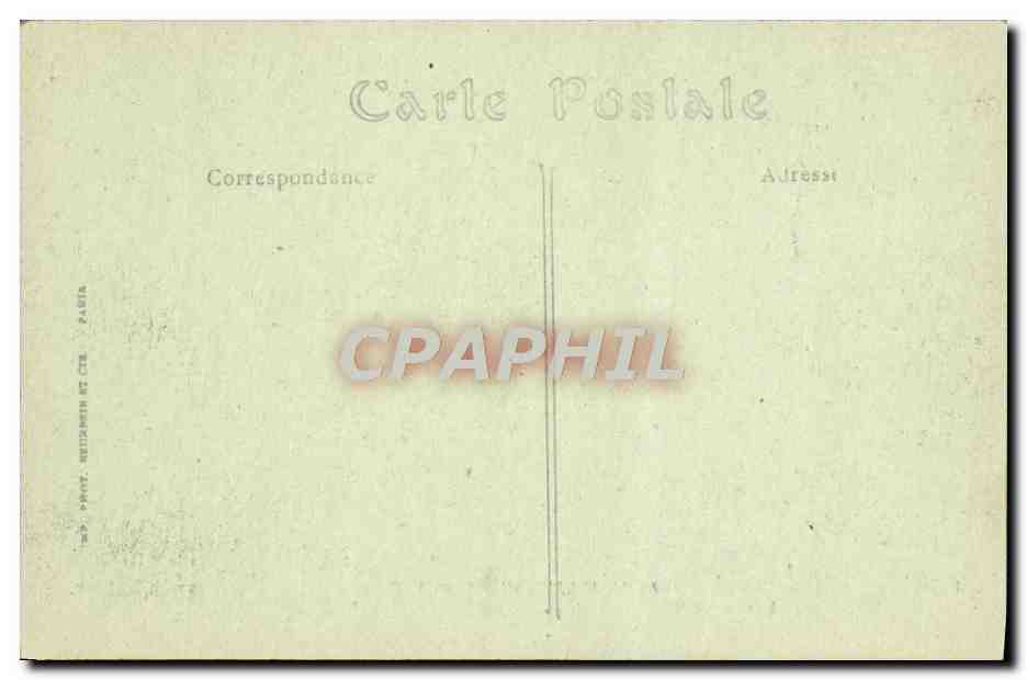 CPA Brest Port Militaire Vue Prise de Bordenave Cuirasse Leon Gambetta — Rückseite