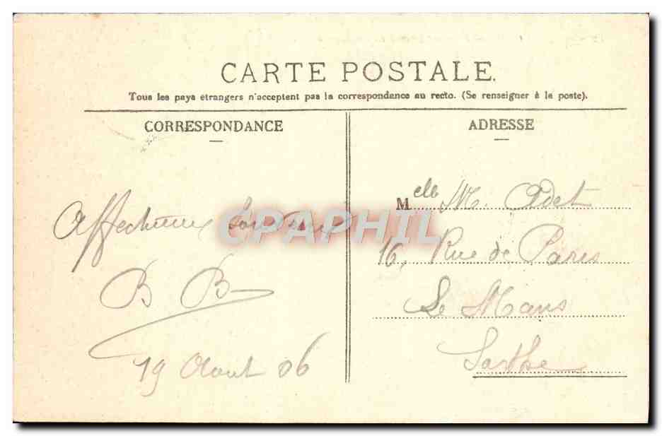 CPA Bonsecours Premier Grand Pelerinage Rouennais a la nouvelle eglise  — Rückseite