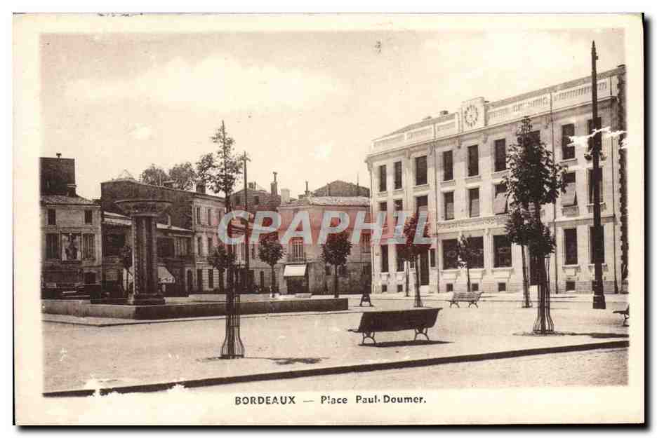 CPA Bordeaux Place Paul Doumer