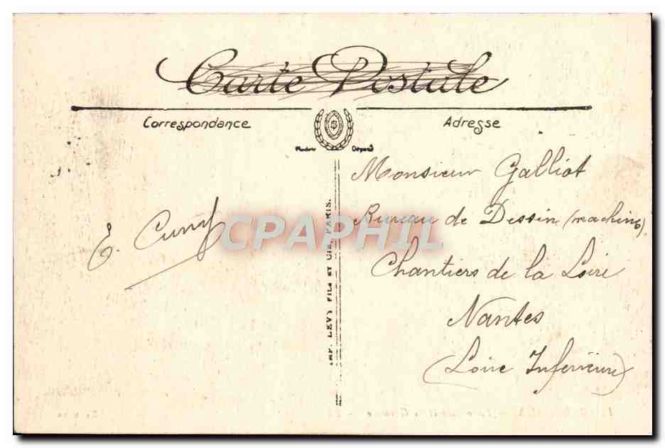 Bordeaux — Panorama et la Garonne — LL. — Selecta — Verso