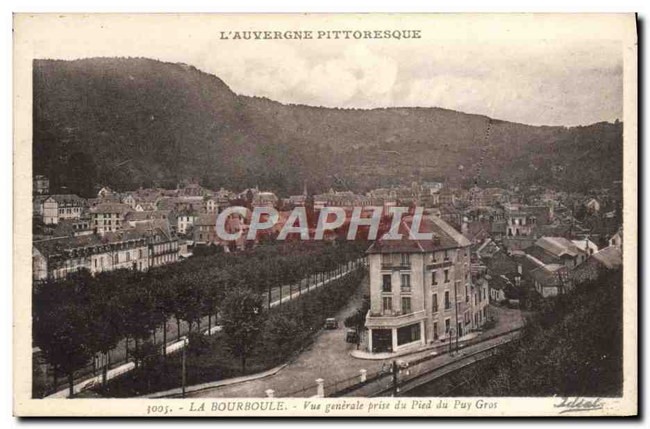 CPA La Bourboule Vue generale prise du Pied du Puy Gros