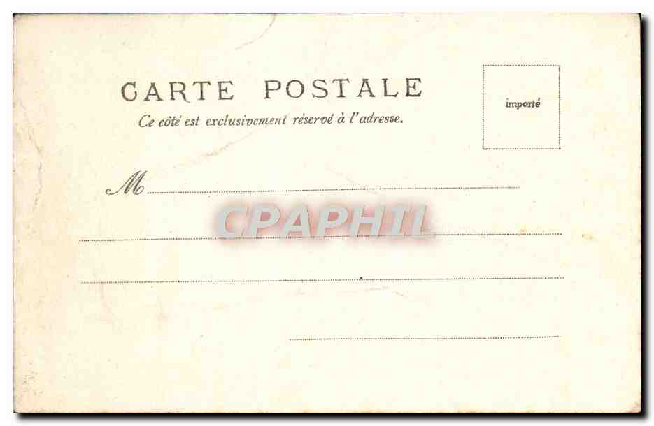 CPA La Jetee Un Jour De Tempete Phare — Rückseite