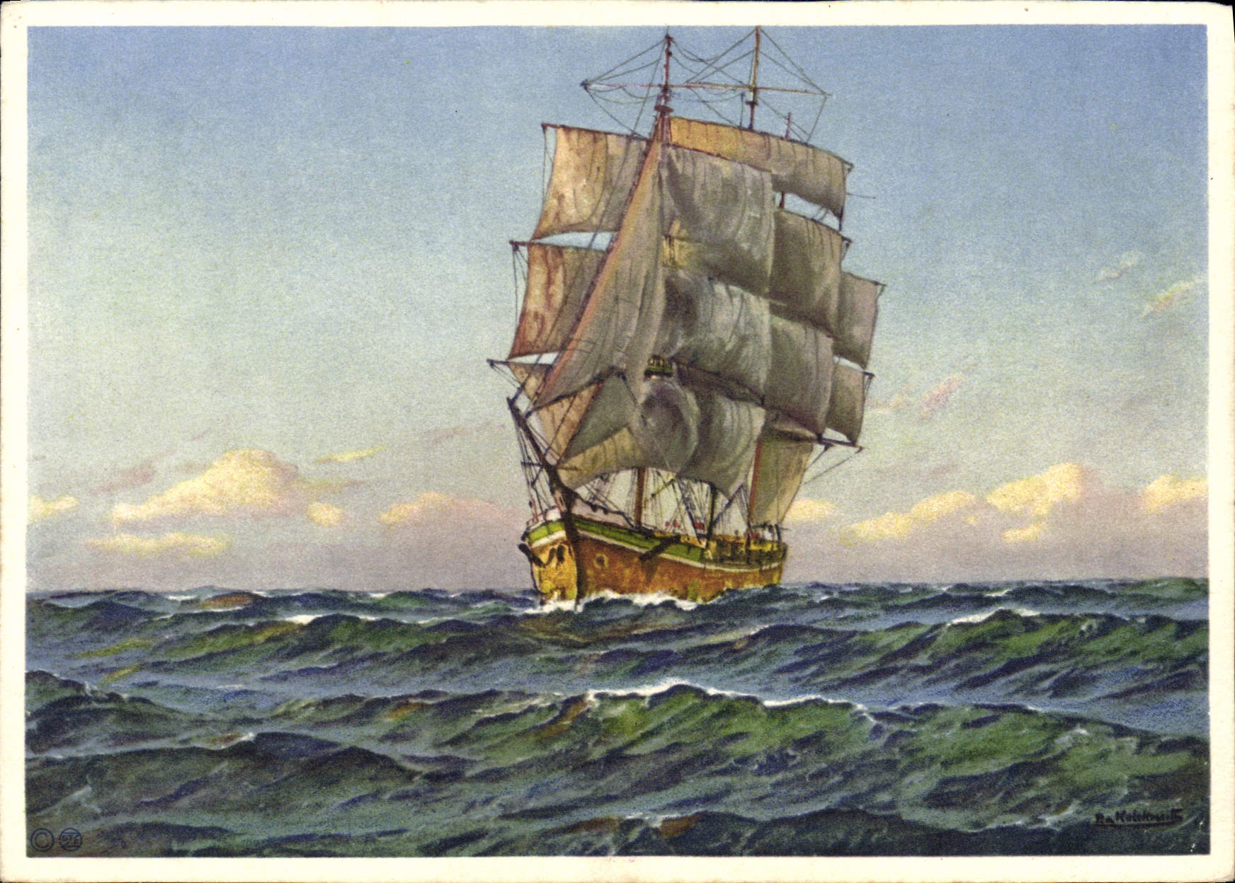 CPA Bateau Voilier 