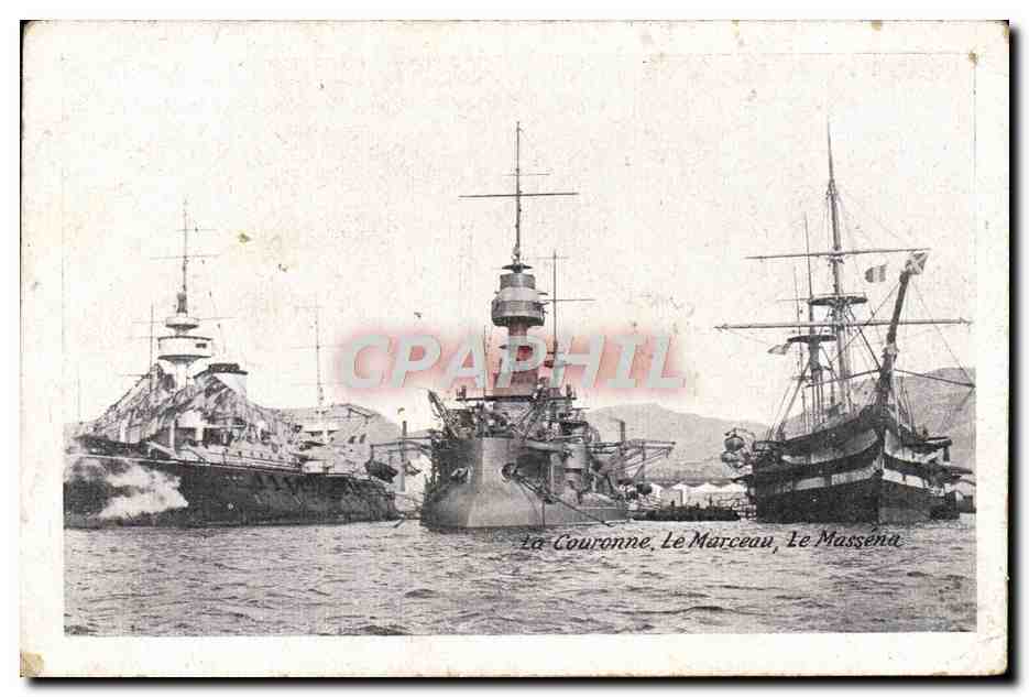 CPA La Couronne Le Marceau Le Massena Bateau