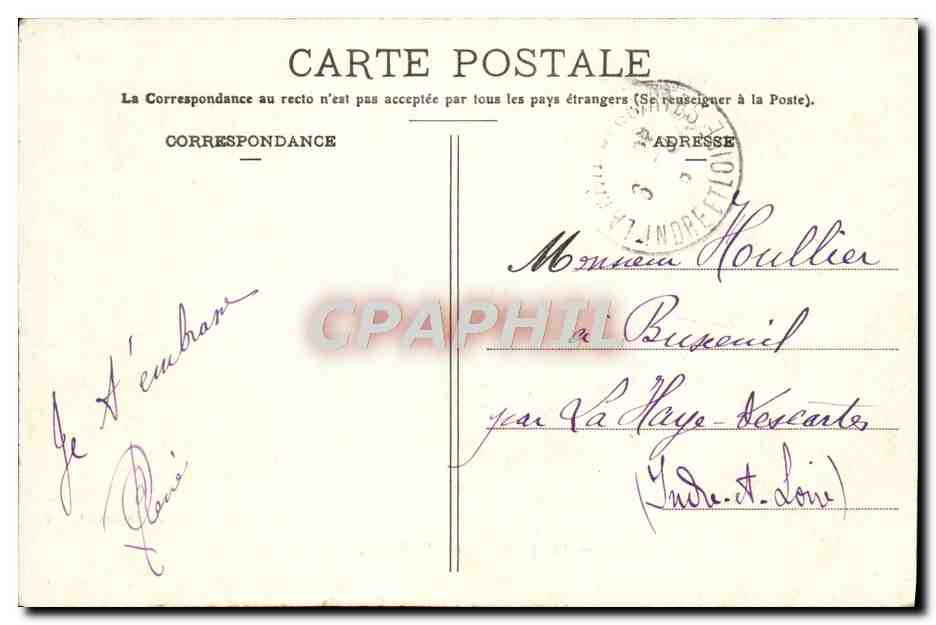 Le Léon-Gambetta — Croiseur Cuirassé — A. Bougault n°495 — Reverso