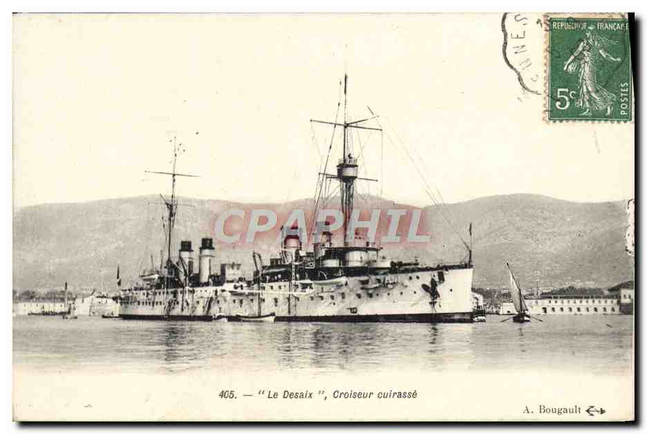 Le Desaix — Croiseur cuirassé — A. Bougault n°405