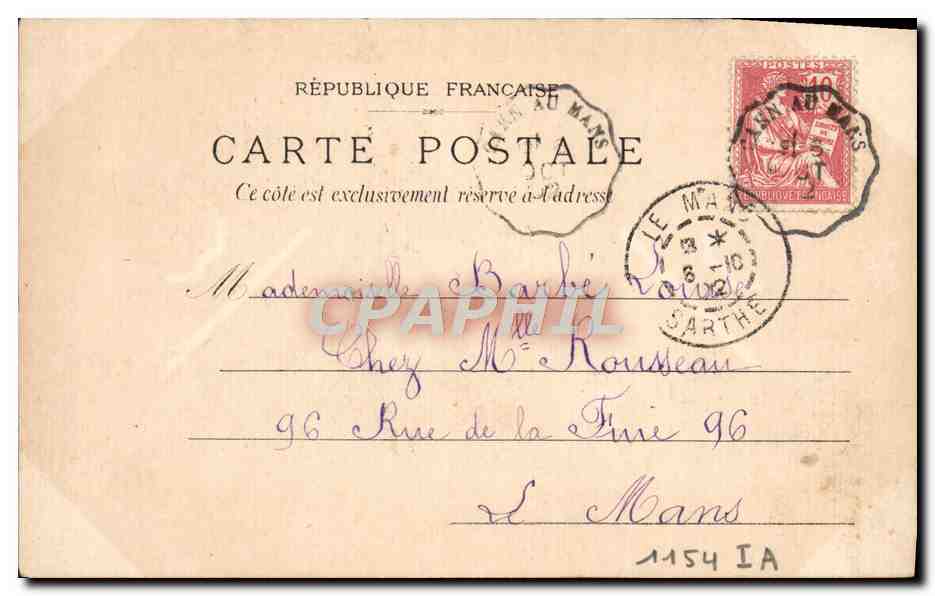 CPA Un Fameux Mousse Bateau Marin Enfant  — Rückseite