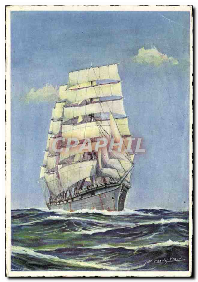 Navire à voiles — Nantes — Éditeur Gaby, n°3