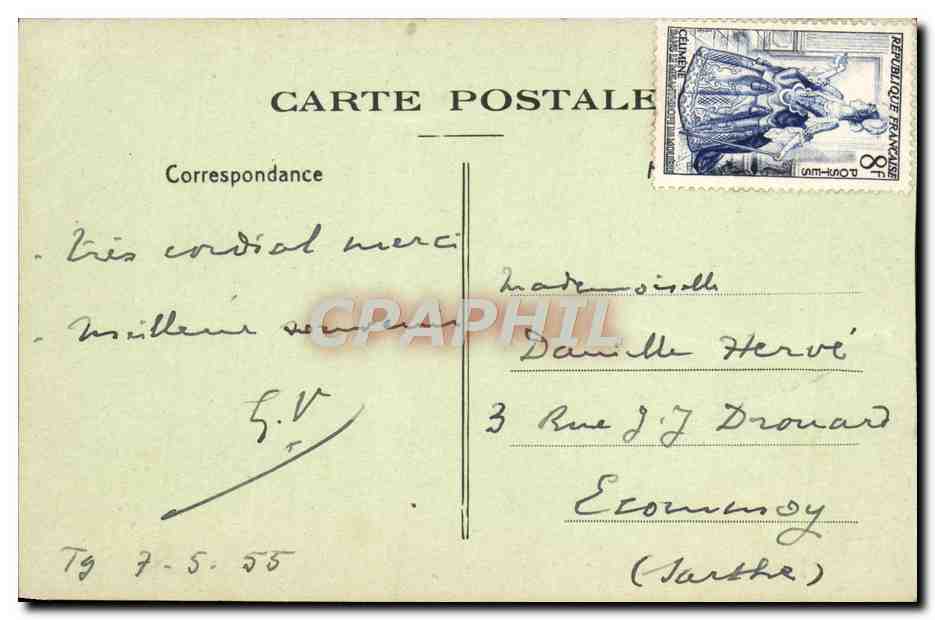 CPA Tourcoing Eglise Notre Dame Stalles Cote de l'epitre — Rückseite