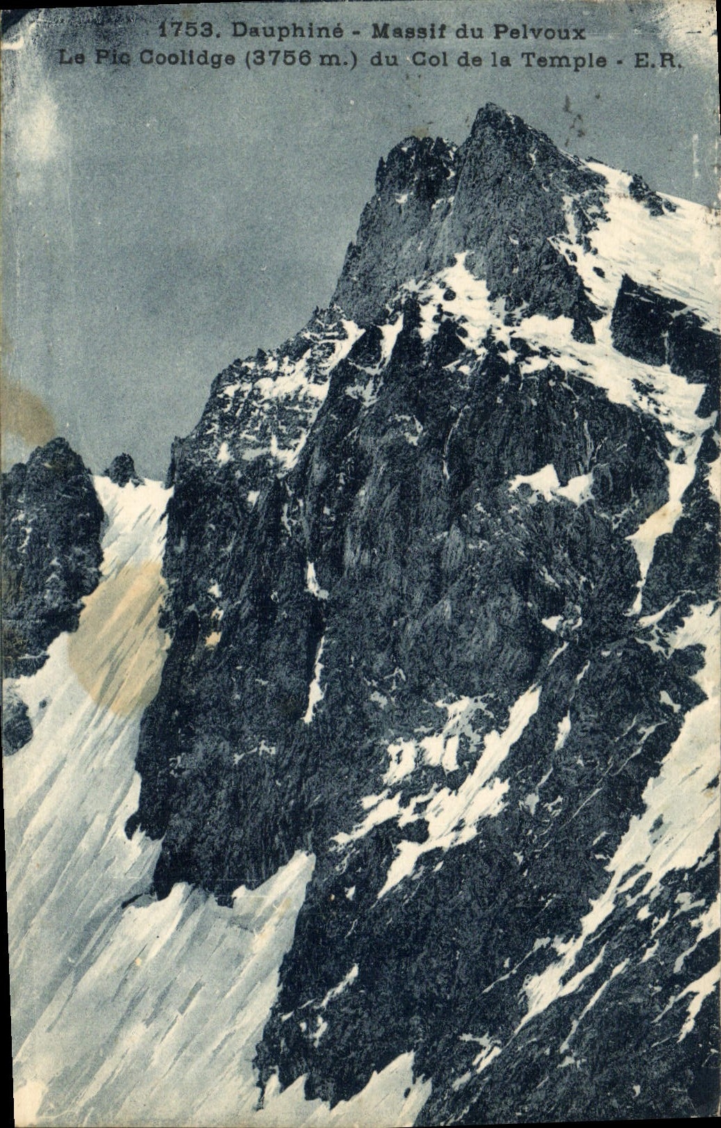 Le Pic Coolidge (3756 m.) - Massif du Pelvoux - E.R.