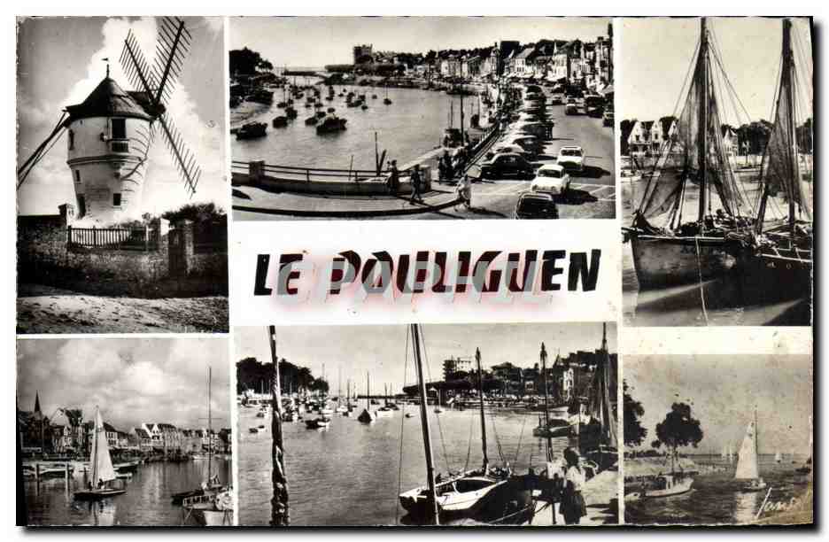 CPM Le Pouliguen Bateaux Moulin 