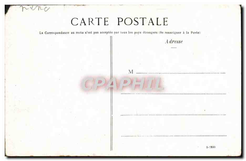 CPA Commission Des Ardoisieres D'Angers Lariviere et Cie La legende de St Lezin patron des ardoisiers  — Rückseite