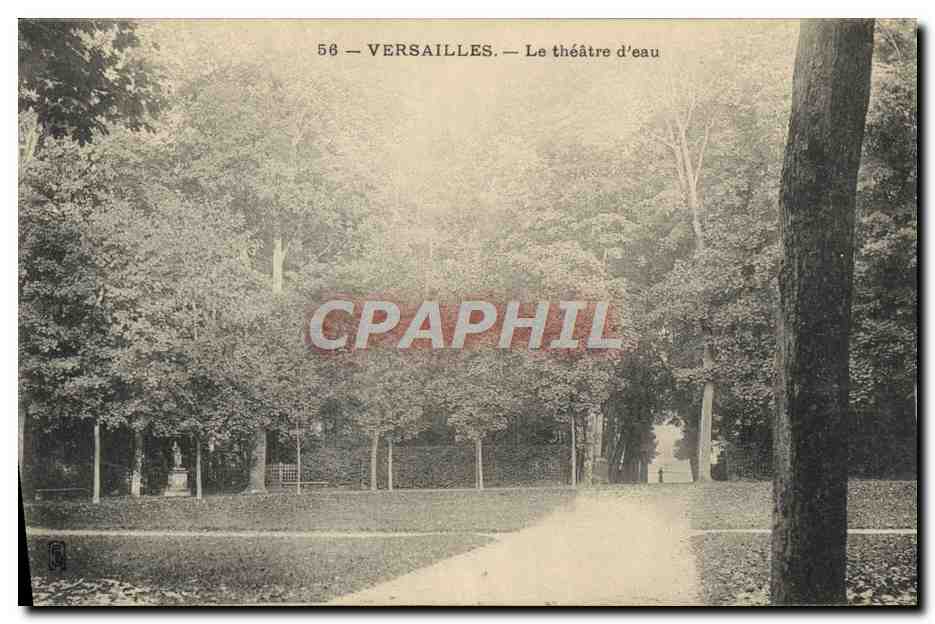 CPA Versailles Le Theatre d'eau
