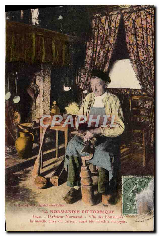 CPA La Normandie Pittoresque Interieur Normand