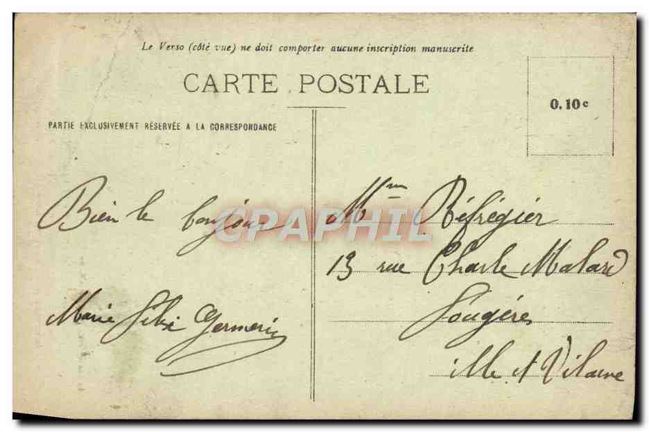 CPA La Normandie Pittoresque Interieur Normand — Verso