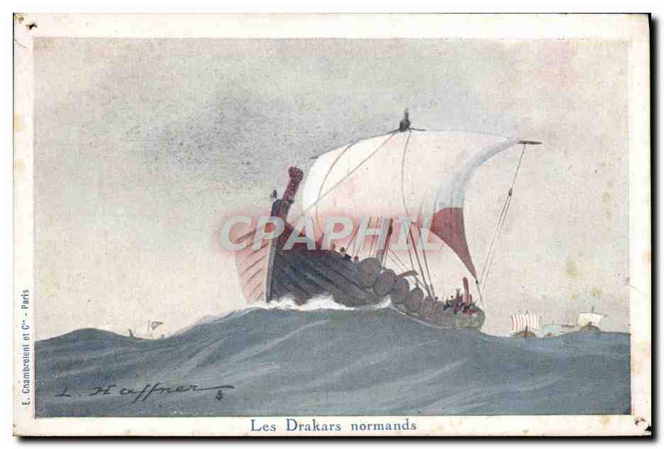 Les Drakars normands — E. Chambretant et Cie - Paris