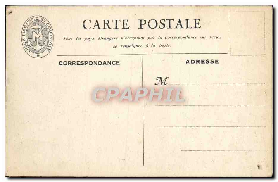 CPA La Croiseur Foch Bateau  — Verso