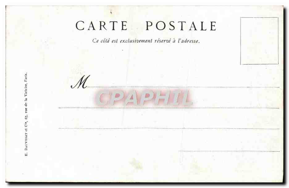 CPA Cie des Messagerie Maritimes Australie Indochine Bresil La plata  — Rückseite