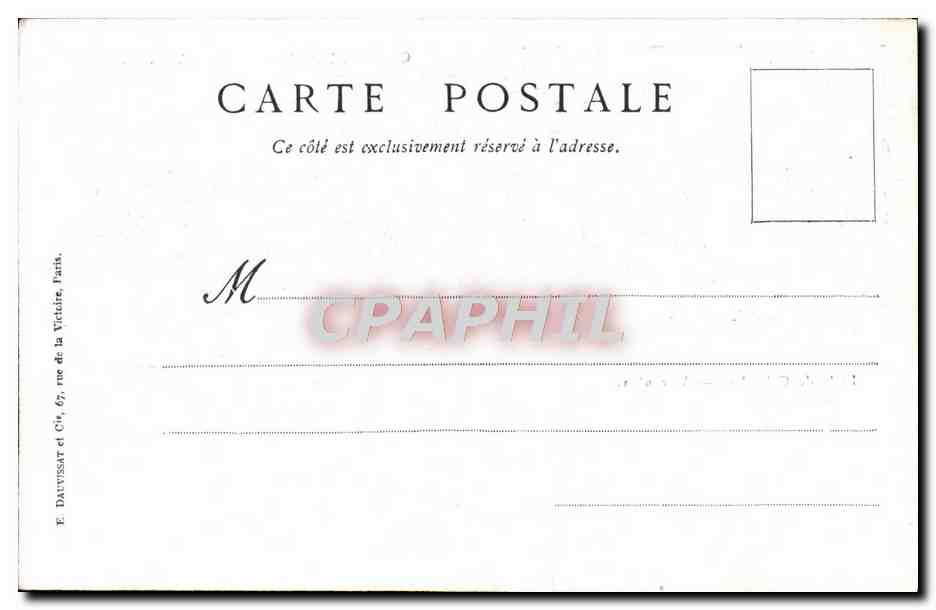 CPA Cie des Messageries Martimes Rade de Colombo Sri Lanka — Verso