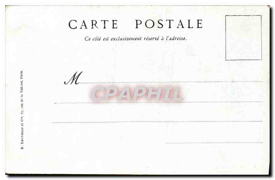 CPA Cie des Messageries Martimes Sous les tropiques Palmiers — Rückseite