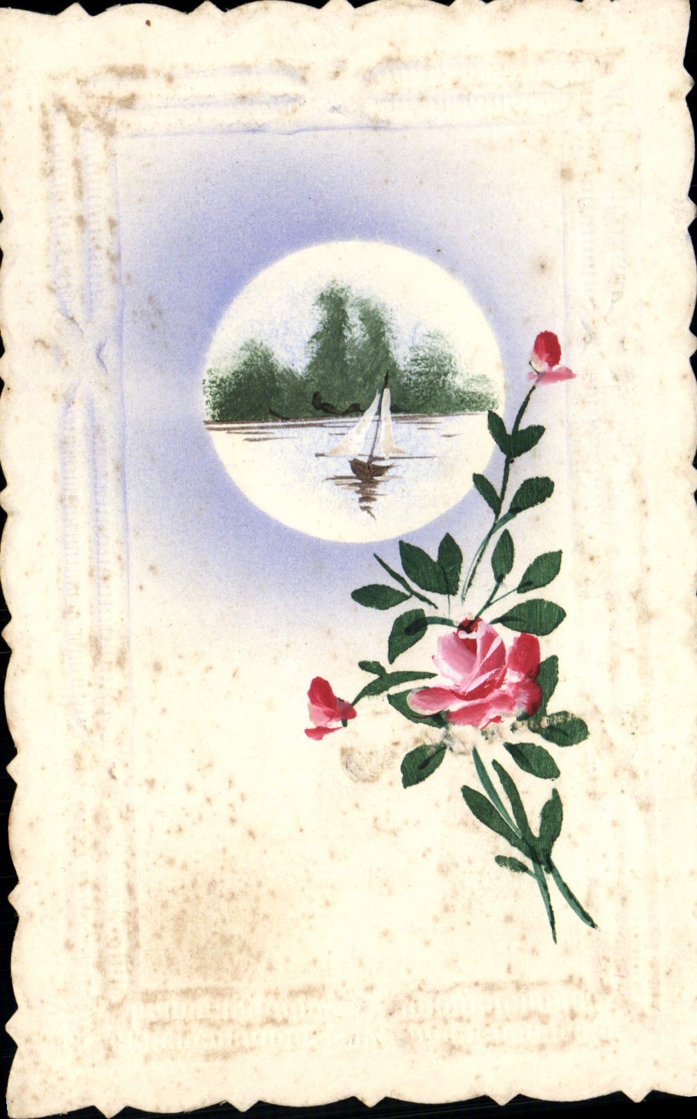 CPA Fantaisie Fleurs