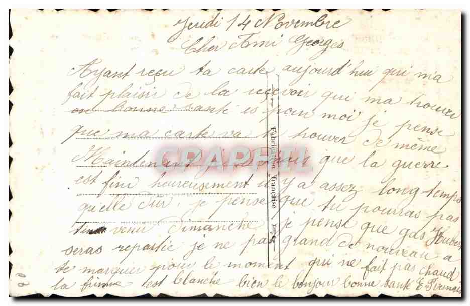 CPA Fantaisie Fleurs — Verso
