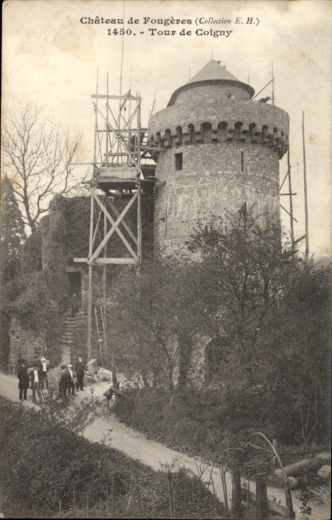 CPA Chateau de Fougeres Tour de Coigny