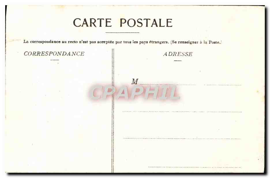 Fougères — Le passage du Nançon dans le Château — Collection R. Véronis — Rückseite