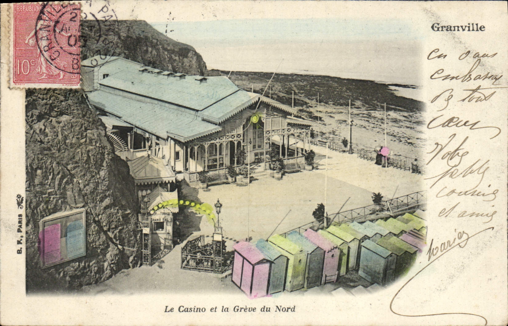 El Casino y la Grève du Nord — Granville — B. P., París