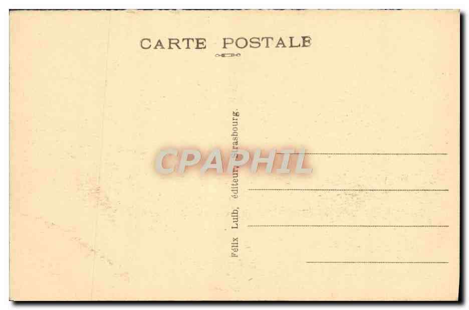 CPA Chateau de Guirbaden Avant la Destruction Aigle  — Verso