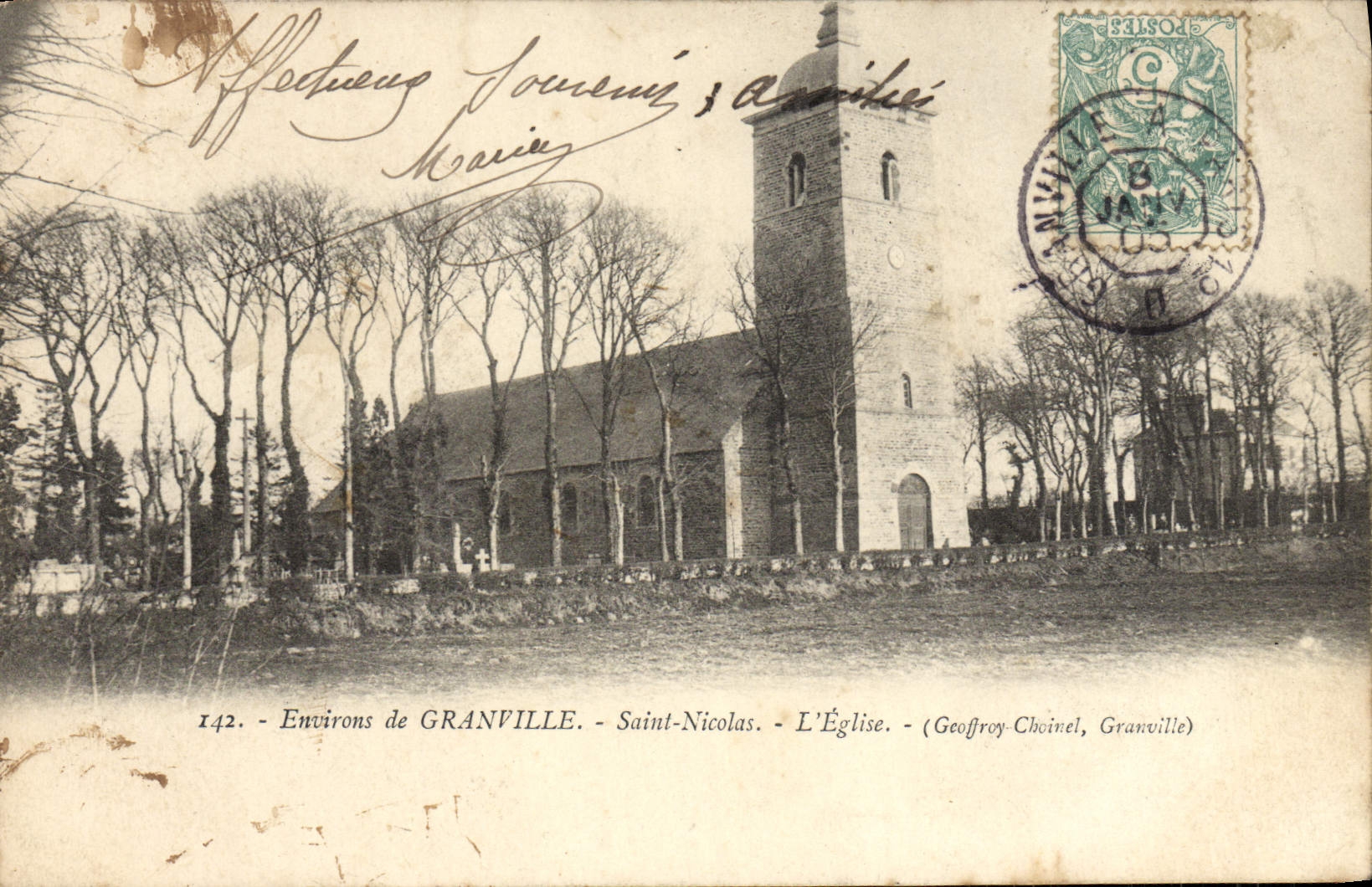 CPA Environs de Granville Saint Nicolas L'Eglise