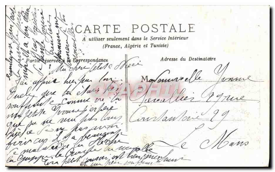 CPA Geneve  — Rückseite