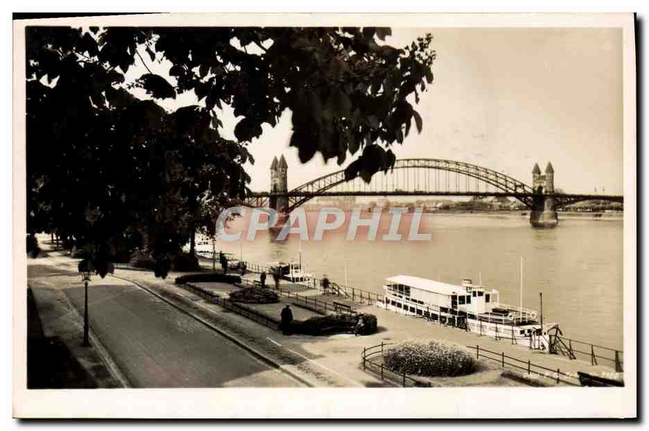 CPA Bonn Rhein Die Rheinbrucke