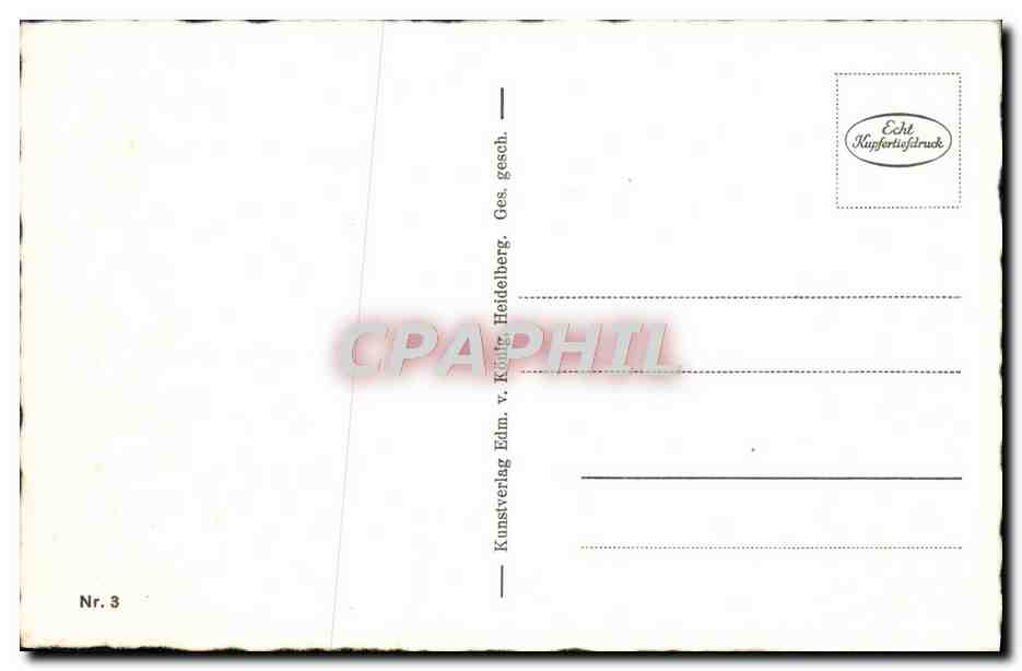 CPA Bonn Partie a alten Kohl — Rückseite
