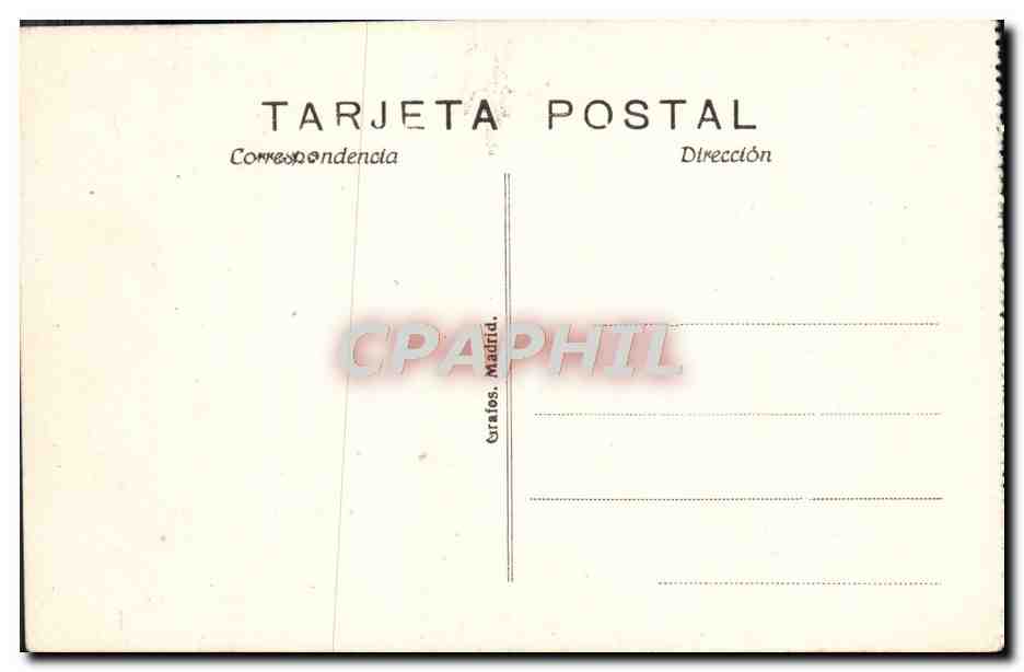 CPA Una Puesta De Sol En La Bahia — Rückseite