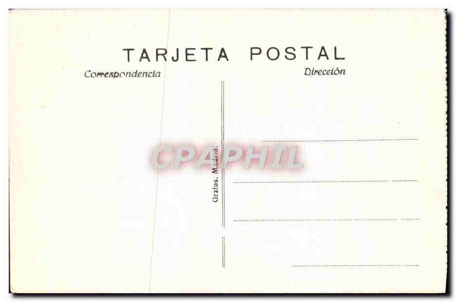 CPA El Ferrol Vista Parcial De La Grana — Verso