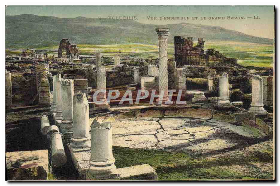 CPA Volubilis Vue Densemble Et Le Grand Bassin