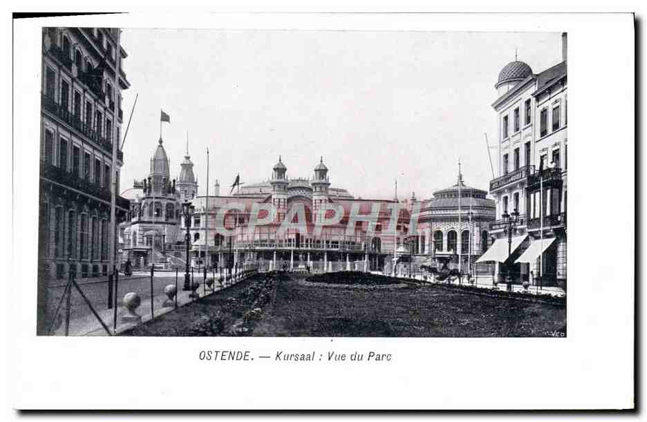 CPA Ostende Kursaal Vue Du Parc