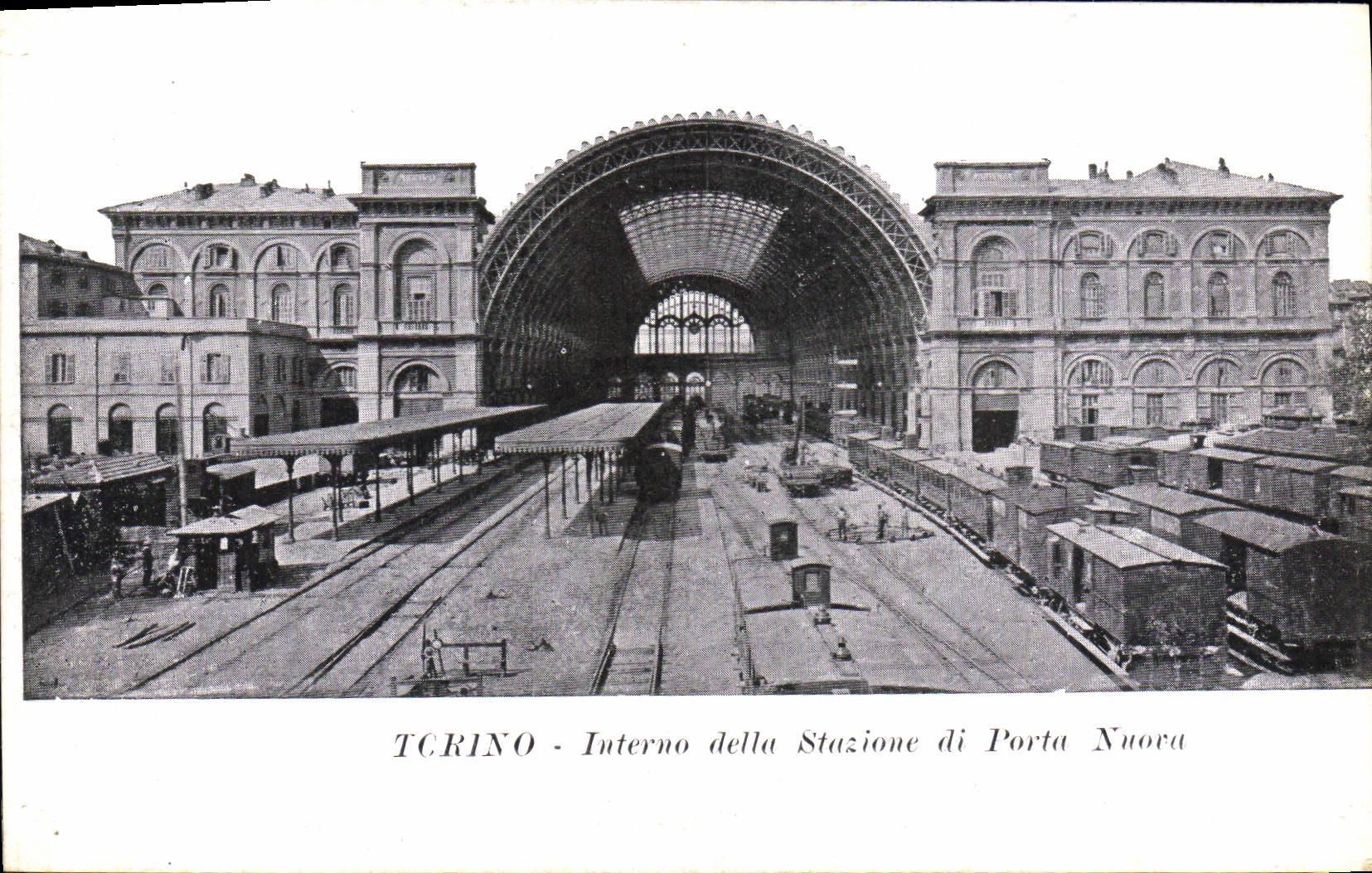 CPA Torino Interno Della Stazione Di Porta Nuova