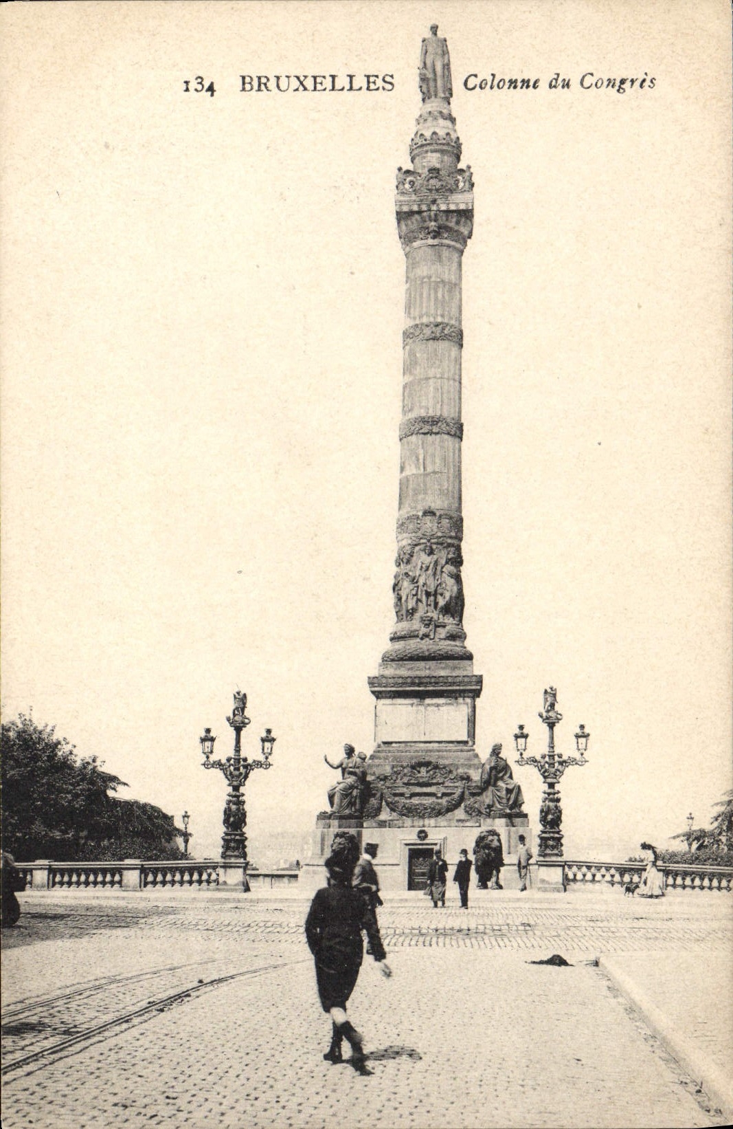 CPA Bruxelles Colonne Du Congres