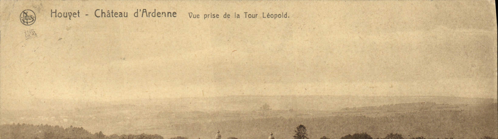 CPA Houyet Chateau D'Ardenne Vue Prise De La Tour Leopold
