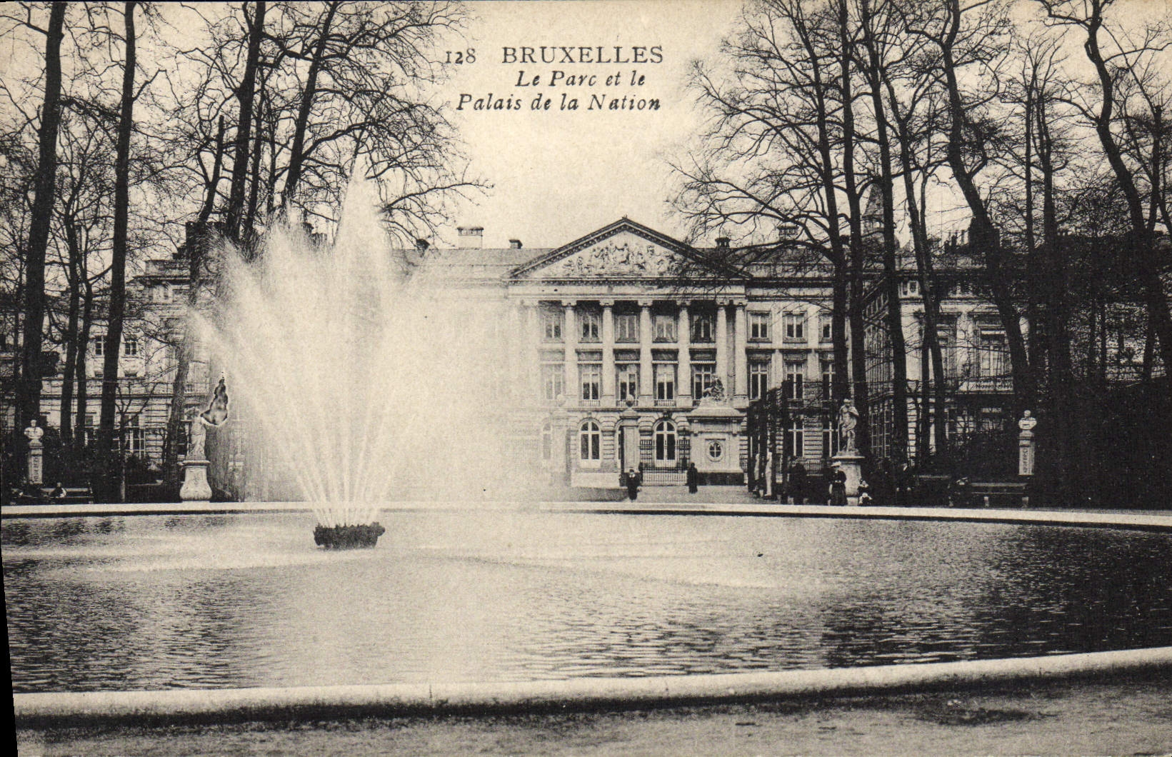 CPA Bruxelles Le Parc Et Le palais de la Nation