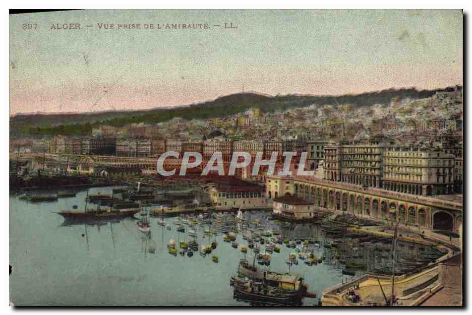 CPA Alger Vue Prise De L'Amiraute