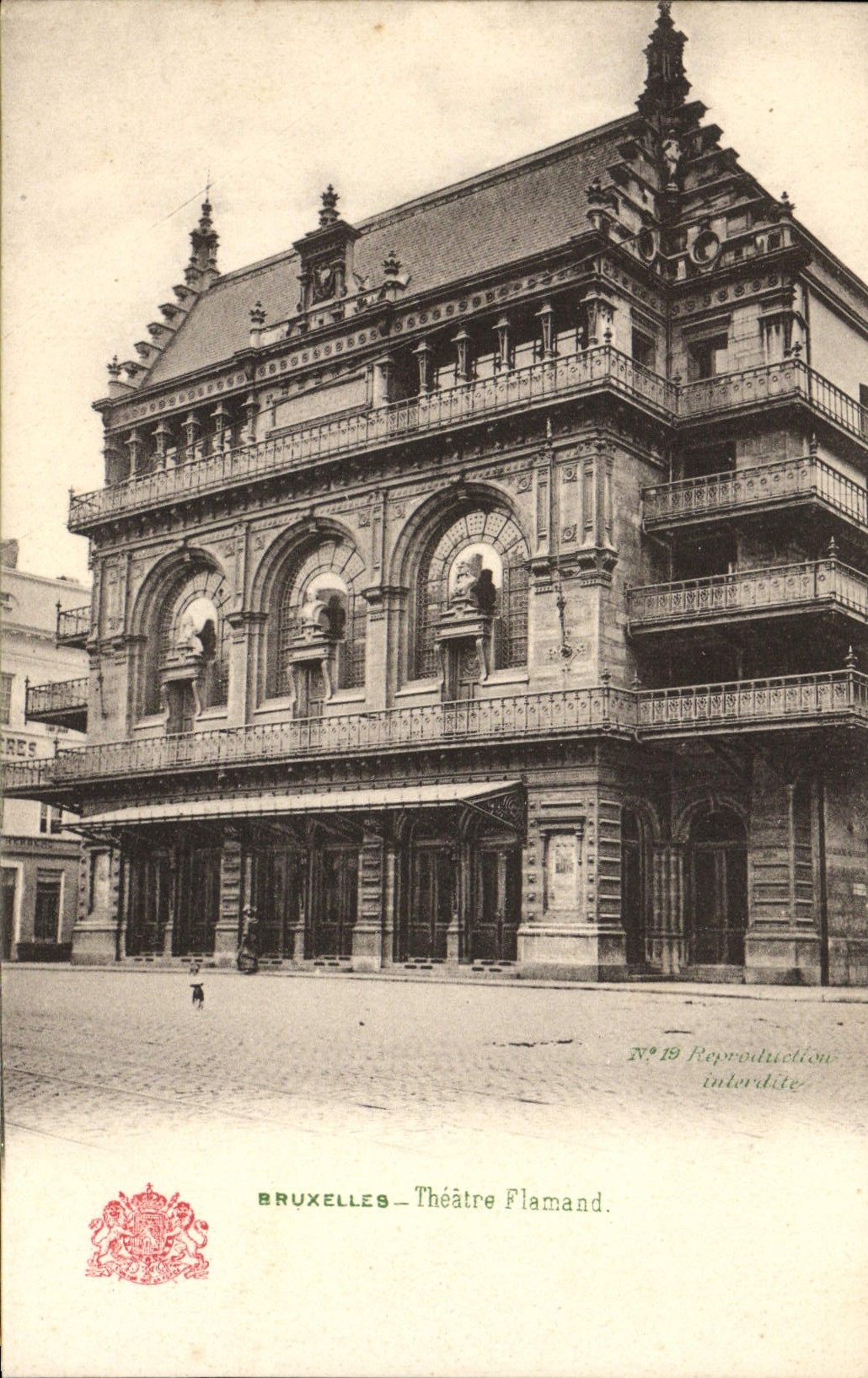 CPA Bruxelles Theatre Flemand
