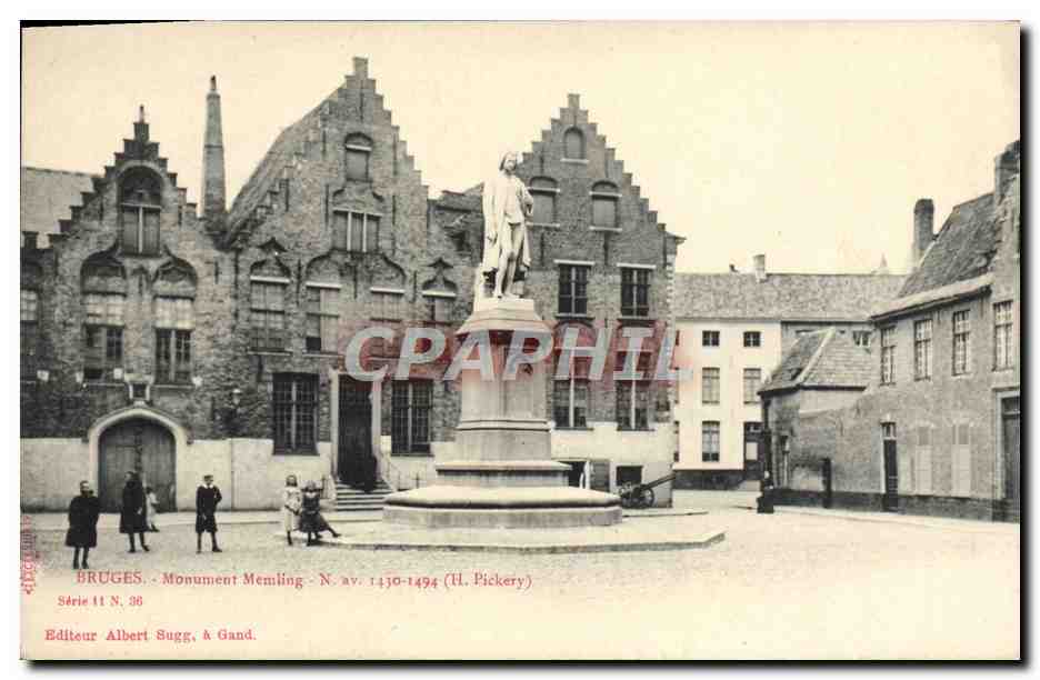 CPA Bruges Monument Memling