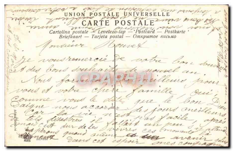 CPA Femme Foklore Coiffes Normandes Honfleur  — Rückseite