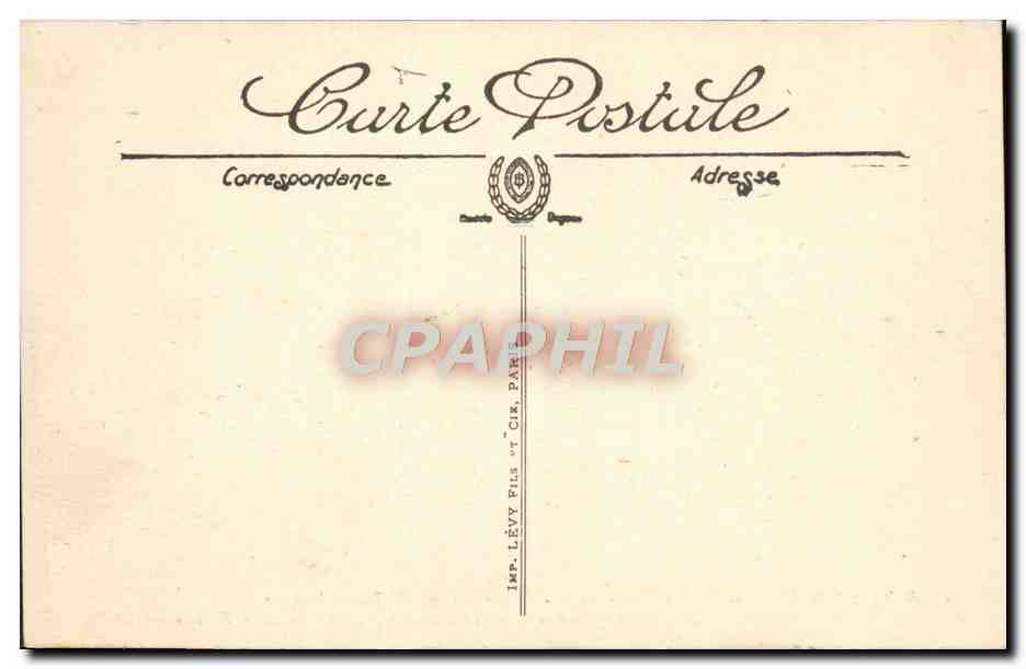 CPA Le Havre Le Paquebot Paris de la Cie Generale Transatlantique Salon d'une cabine de grand luxe Luxe — Verso